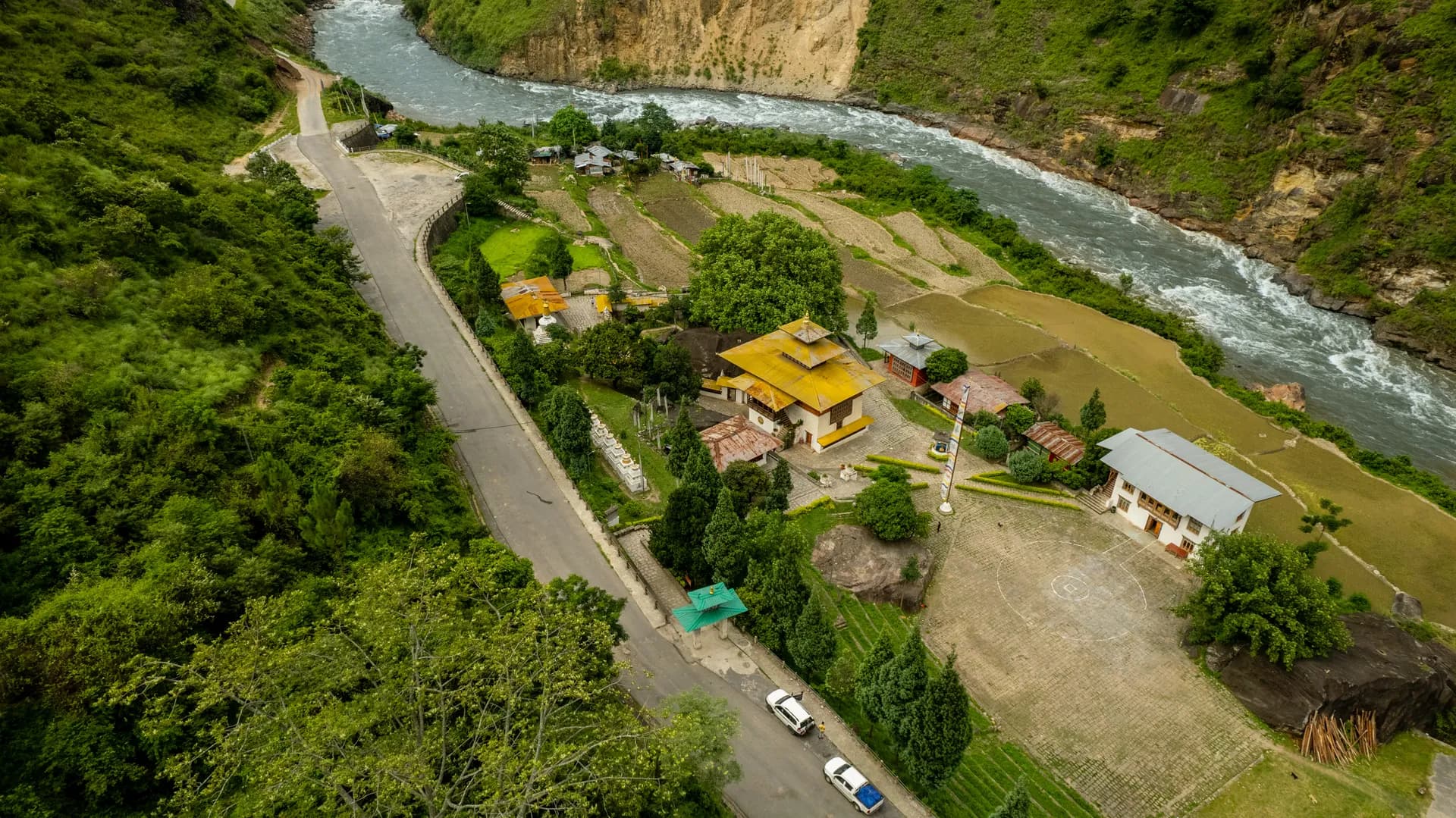 Gom Kora sacred site in eastern Bhutan