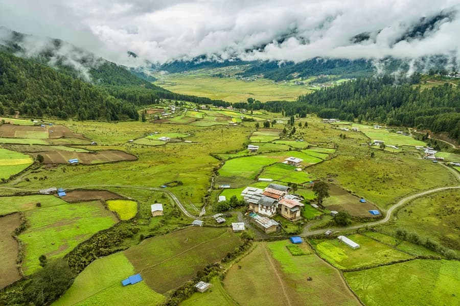 Phobjikha Valley, Central Bhutan